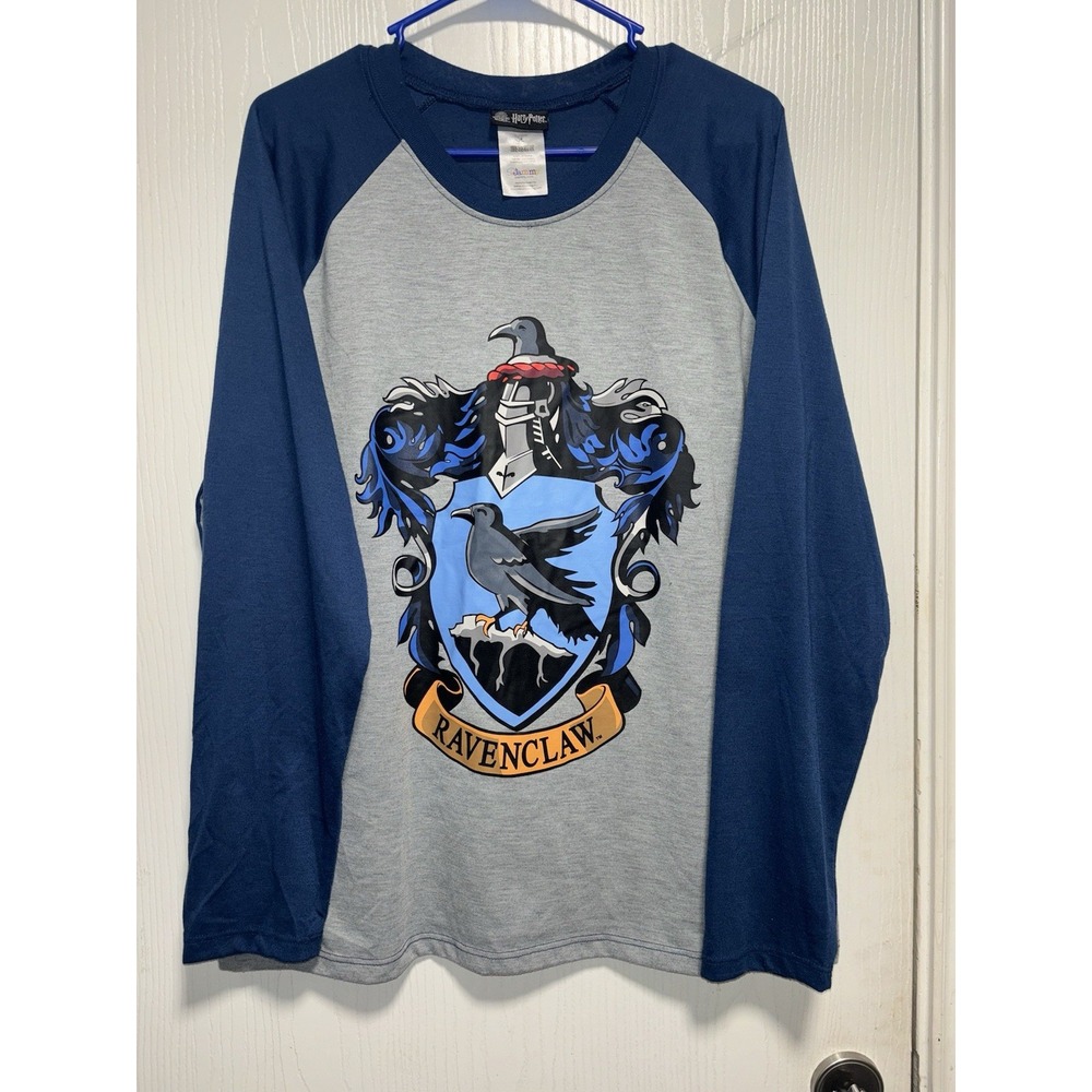 Harry Potter‎ Ravenclaw Baseball Long Sleeve Top Size Large